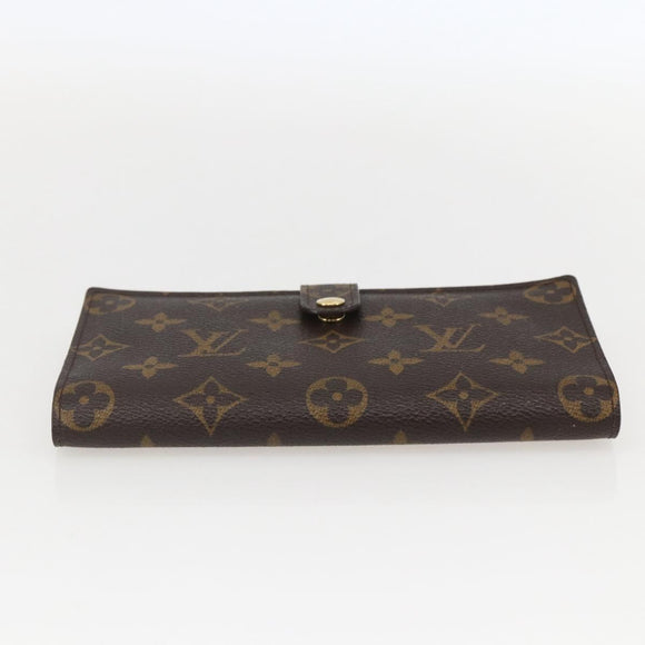 LOUIS VUITTON Monogram Continental Clutch Wallet T61217 LV Auth 159059