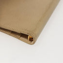 CHANEL Day Planner Cover Leather Beige Gold CC Auth 159060-15