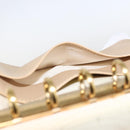 CHANEL Day Planner Cover Leather Beige Gold CC Auth 159060-10