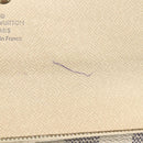 LOUIS VUITTON Damier Azur Portefeuille Sarah Long Wallet N61735 LV Auth 159061-8