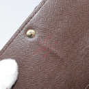 LOUIS VUITTON Damier Ebene Portefeuille Sarah Long Wallet N60491 LV Auth 159062-9