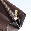 LOUIS VUITTON Damier Ebene Portefeuille Sarah Long Wallet N60491 LV Auth 159062-20
