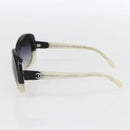 CHANEL Sunglasses plastic Black CC Auth 159063V-5