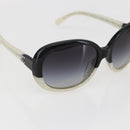 CHANEL Sunglasses plastic Black CC Auth 159063V-6