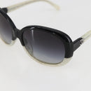 CHANEL Sunglasses plastic Black CC Auth 159063V-7