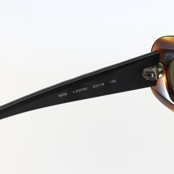 CHANEL Sunglasses plastic Brown CC Auth 159065V