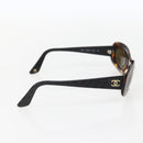 CHANEL Sunglasses plastic Brown CC Auth 159065V-4