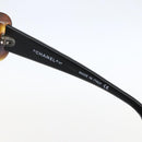 CHANEL Sunglasses plastic Brown CC Auth 159065V-9