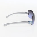 CHANEL Sunglasses plastic Purple CC Auth 159067-4