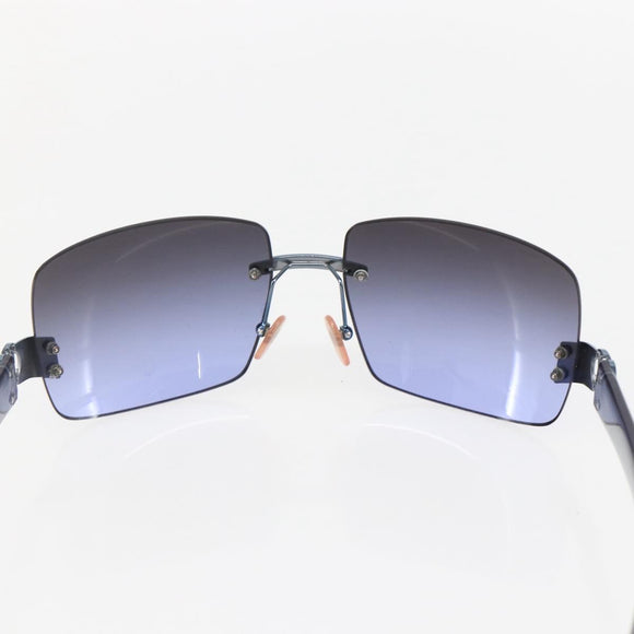 CHANEL Sunglasses plastic Purple CC Auth 159067