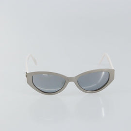 CHANEL Sunglasses plastic White CC Auth 159068 - 0