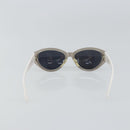 CHANEL Sunglasses plastic White CC Auth 159068-3