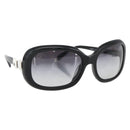 CHANEL Sunglasses plastic Black CC Auth 159070-1