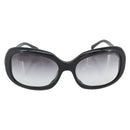 CHANEL Sunglasses plastic Black CC Auth 159070-2