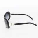 CHANEL Sunglasses plastic Black CC Auth 159070-5