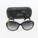 CHANEL Sunglasses plastic Yellow CC Auth 159071-11