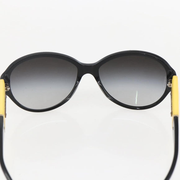 CHANEL Sunglasses plastic Yellow CC Auth 159071
