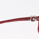 CHANEL Sunglasses plastic Red CC Auth 159072V-11