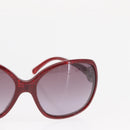 CHANEL Sunglasses plastic Red CC Auth 159072V-5