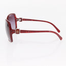 CHANEL Sunglasses plastic Red CC Auth 159072V-8
