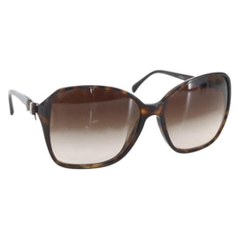 CHANEL Sunglasses plastic Brown CC Auth 159073