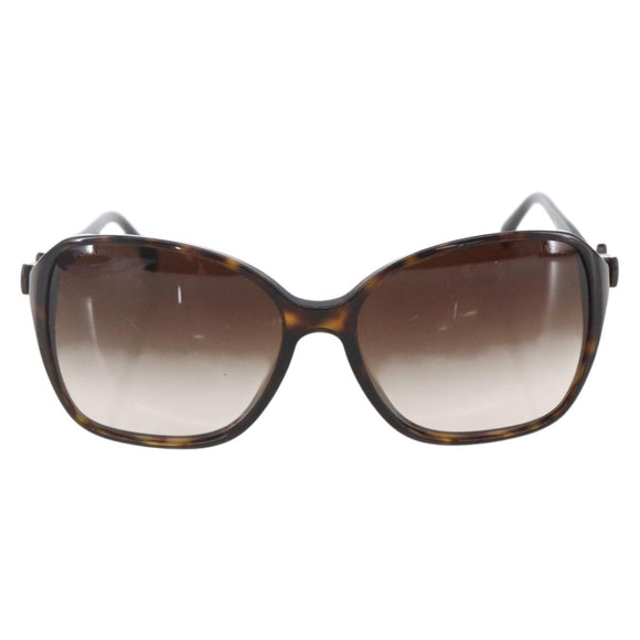 CHANEL Sunglasses plastic Brown CC Auth 159073
