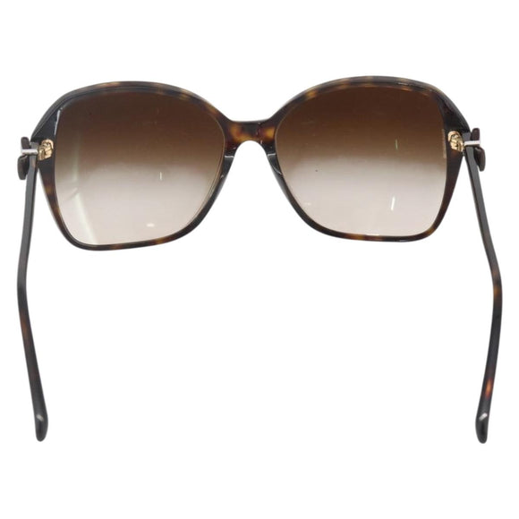 CHANEL Sunglasses plastic Brown CC Auth 159073