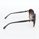 CHANEL Sunglasses plastic Brown CC Auth 159073-4