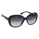 CHANEL Sunglasses plastic Black CC Auth 159075-1