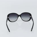 CHANEL Sunglasses plastic Black CC Auth 159075-2