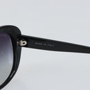 CHANEL Sunglasses plastic Black CC Auth 159075-8