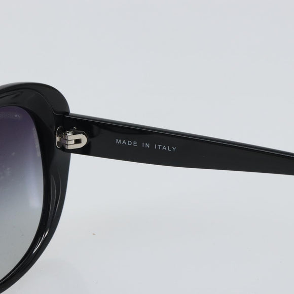 CHANEL Sunglasses plastic Black CC Auth 159075