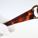 CHANEL Sunglasses plastic Brown CC Auth 159076-10