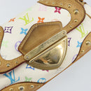 LOUIS VUITTON Monogram Multicolor Marilyn Shoulder Bag White M40206 Auth 159084-17