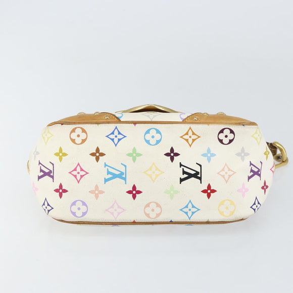LOUIS VUITTON Monogram Multicolor Marilyn Shoulder Bag White M40206 Auth 159084