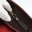GUCCI GG Canvas Tote Bag Gold Red 308928 Auth 159092-10