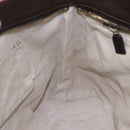GUCCI GG Canvas Tote Bag Gold Red 308928 Auth 159092-21