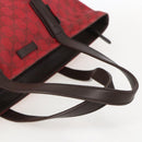 GUCCI GG Canvas Tote Bag Gold Red 308928 Auth 159092-7