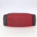 GUCCI GG Canvas Tote Bag Gold Red 308928 Auth 159092-5