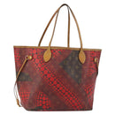 LOUIS VUITTON Monogram Yayoi Kusama Neverfull MM Tote Bag Red M40686 Auth 159093-1