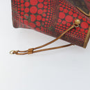 LOUIS VUITTON Monogram Yayoi Kusama Neverfull MM Tote Bag Red M40686 Auth 159093-14