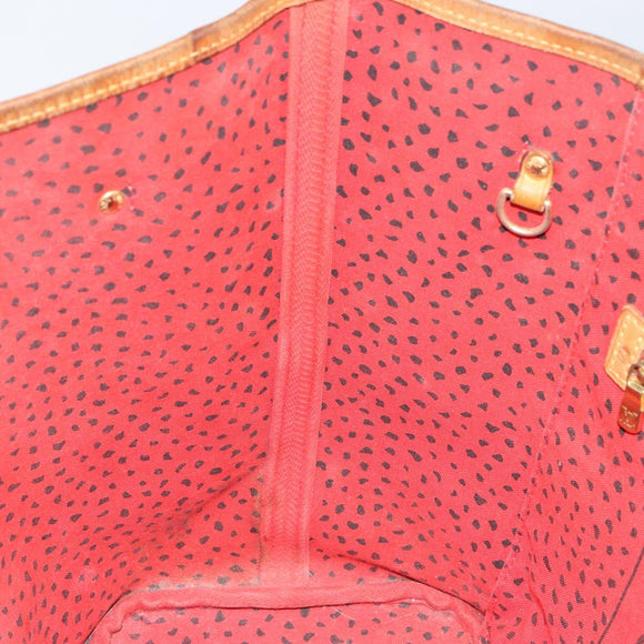 LOUIS VUITTON Monogram Yayoi Kusama Neverfull MM Tote Bag Red M40686 Auth 159093