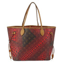 LOUIS VUITTON Monogram Yayoi Kusama Neverfull MM Tote Bag Red M40686 Auth 159093-3