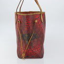 LOUIS VUITTON Monogram Yayoi Kusama Neverfull MM Tote Bag Red M40686 Auth 159093-4