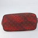 LOUIS VUITTON Monogram Yayoi Kusama Neverfull MM Tote Rood M40686 Auth 159093-5