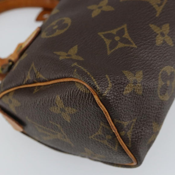 LOUIS VUITTON Monogram Mini Speedy Hand Bag M41534 LV Auth 159101