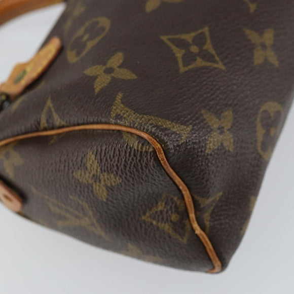 LOUIS VUITTON Monogram Mini Speedy Hand Bag M41534 LV Auth 159101