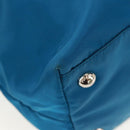 PRADA Tote Bag Nylon 2way Blue Silver Auth 159103V-17