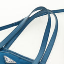 PRADA Tote Bag Nylon 2way Blue Silver Auth 159103V-14