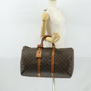 LOUIS VUITTON Monogram Keepall 50 Boston Bag M41426 LV Auth 159122-24